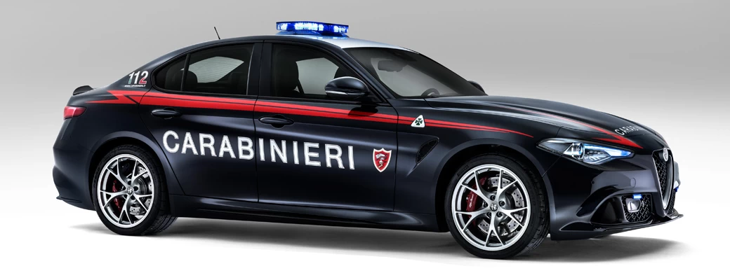 Cars wallpapers Alfa Romeo Giulia Quadrifoglio Carabinieri - 2016 - Car wallpapers