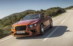 Cars wallpapers Bentley Continental Supersports Convertible (Orange Flame) - 2017