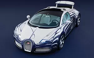 Cars wallpapers Bugatti Veyron Grand Sport Roadster L'Or Blanc - 2011