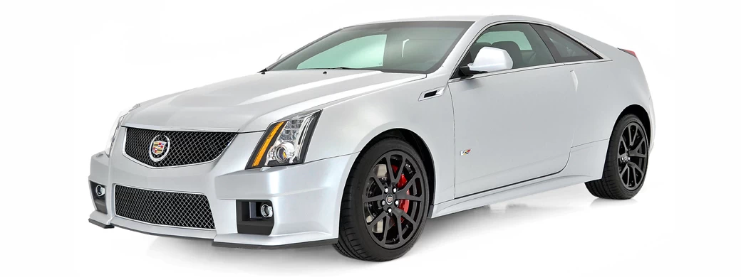 Cars wallpapers Cadillac CTS-V Coupe Silver Frost Edition - 2013 - Car wallpapers