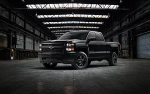 Cars wallpapers Chevrolet Silverado WT Black Out Double Cab - 2015