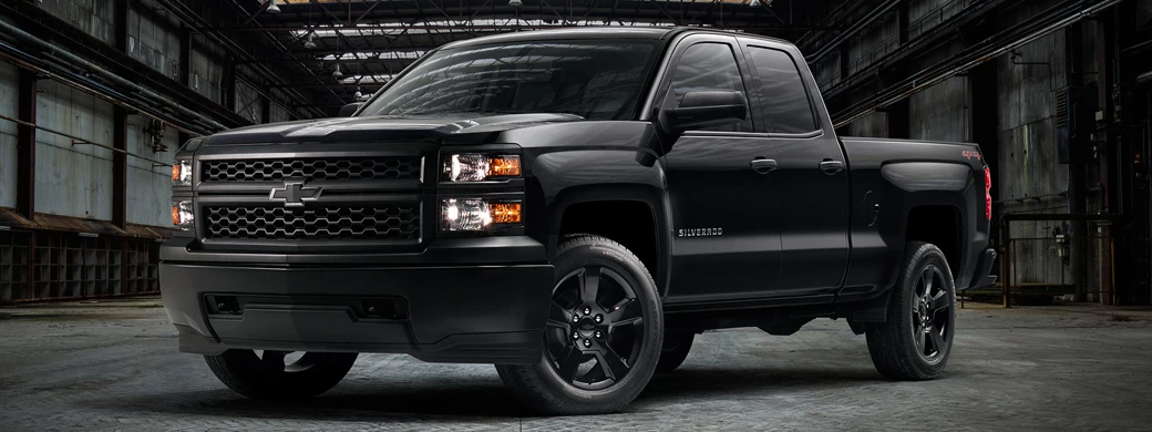Cars wallpapers Chevrolet Silverado WT Black Out Double Cab - 2015 - Car wallpapers