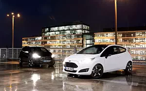 Cars wallpapers Ford Fiesta Black & White - 2015