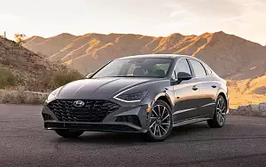 Cars wallpapers Hyundai Sonata Limited (Portofino Gray) US-spec - 2019