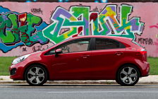 Cars wallpapers Kia Rio 5door Red - 2011