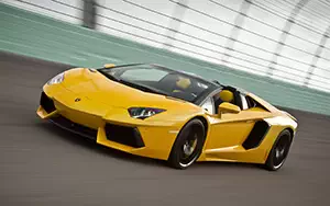 Cars wallpapers Lamborghini Aventador LP 700-4 Roadster - 2013