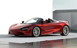 Cars wallpapers McLaren 750S Spider Volcano Red MSO Contrast Pack - 2024