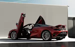 Cars wallpapers McLaren 750S Spider Volcano Red MSO Contrast Pack - 2024