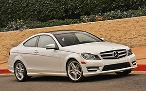 Cars wallpapers Mercedes-Benz C350 Coupe US-spec - 2013