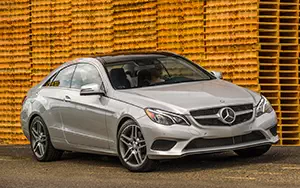 Cars wallpapers Mercedes-Benz E350 4MATIC Coupe US-spec - 2014