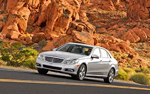 Cars wallpapers Mercedes-Benz E550 Luxury US-spec - 2010