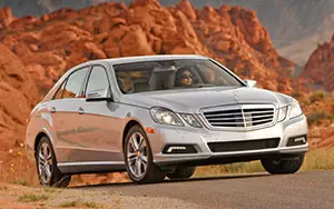 Cars wallpapers Mercedes-Benz E550 Luxury US-spec - 2010