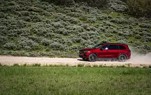 Cars wallpapers Mercedes-Benz GLS 580 4MATIC AMG Line (Designo Cardinal Red) US-spec - 2019