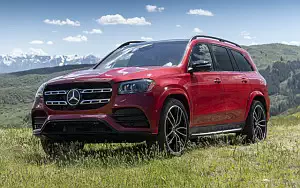 Cars wallpapers Mercedes-Benz GLS 580 4MATIC AMG Line (Designo Cardinal Red) US-spec - 2019