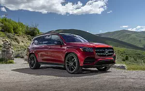 Cars wallpapers Mercedes-Benz GLS 580 4MATIC AMG Line (Designo Cardinal Red) US-spec - 2019