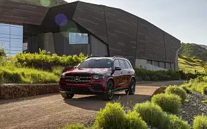 Cars wallpapers Mercedes-Benz GLS 580 4MATIC AMG Line (Designo Cardinal Red) US-spec - 2019