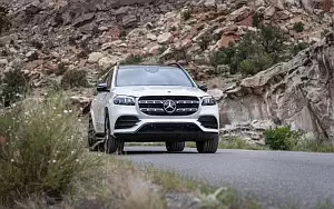 Cars wallpapers Mercedes-Benz GLS 580 4MATIC AMG Line (Diamond White) US-spec - 2019