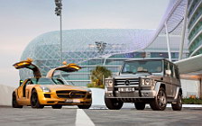 Cars wallpapers Mercedes-Benz SLS AMG Desert Gold - 2010