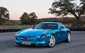 Cars wallpapers Mercedes-Benz SLS AMG Coupe Electric Drive - 2012