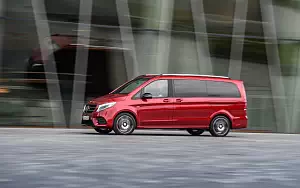Cars wallpapers Mercedes-Benz V-class Designo Hyacinth Red Metallic - 2017