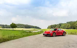 Cars wallpapers Porsche 911 Carrera Coupe (Guards Red) - 2019