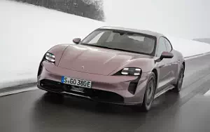 Cars wallpapers Porsche Taycan (Frozen Berry Metallic) - 2021