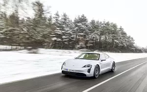 Cars wallpapers Porsche Taycan (Ice Grey Metallic) - 2021