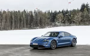 Cars wallpapers Porsche Taycan (Neptune Blue) - 2021