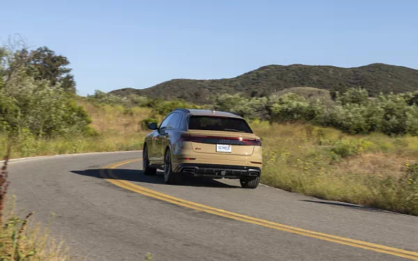 Cars wallpapers Audi Q8 55 TFSI quattro S line (Sakhir Gold Metallic) US-spec - 2025