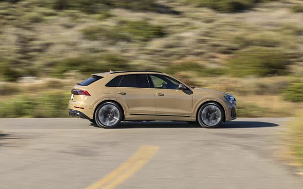 Cars wallpapers Audi Q8 55 TFSI quattro S line (Sakhir Gold Metallic) US-spec - 2025