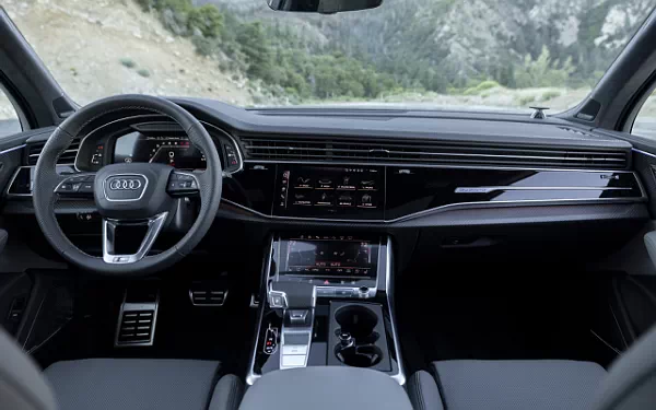 Cars wallpapers Audi SQ7 TFSI (Ascari Blue Metallic) US-spec - 2025