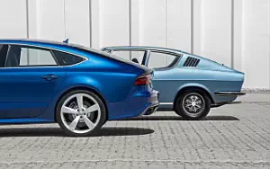 Cars wallpapers Audi 100 Coupe S and Audi S7 Sportback - 2014
