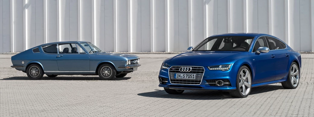 Cars wallpapers Audi 100 Coupe S and Audi S7 Sportback - 2014 - Car wallpapers