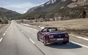 Cars wallpapers Ford Mustang EcoBoost Convertible (Royal Crimson) EU-spec - 2017