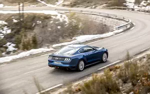 Cars wallpapers Ford Mustang EcoBoost Fastback (Lightning Blue) EU-spec - 2017