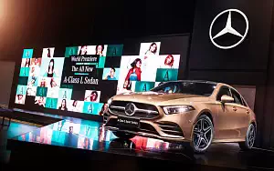 Cars wallpapers Mercedes-Benz A 200 L Sport Sedan China-spec - 2018