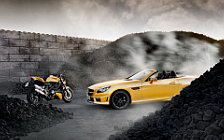 Cars wallpapers Mercedes-Benz SLK55 AMG and Ducati Streetfighter 848 - 2011