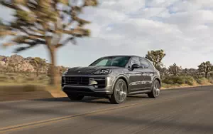 Cars wallpapers Porsche Cayenne S SportDesign Package (Quarzite Grey Metallic) - 2024