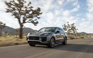 Cars wallpapers Porsche Cayenne S SportDesign Package (Quarzite Grey Metallic) - 2024