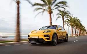 Cars wallpapers Porsche Macan Turbo (Speed Yellow) - 2024