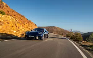 Cars wallpapers Porsche Panamera 4 (Gentian Blue Metallic) - 2024