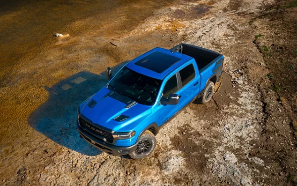 Cars wallpapers Ram 1500 Rebel (Hydro Blue/Diamond Black) - 2024